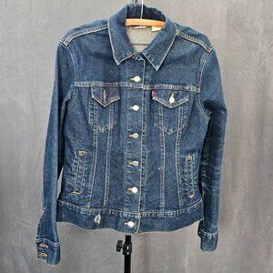 Levi's Trucker Jacket Youth Large Blue Denim Red Tab USA made A6-6